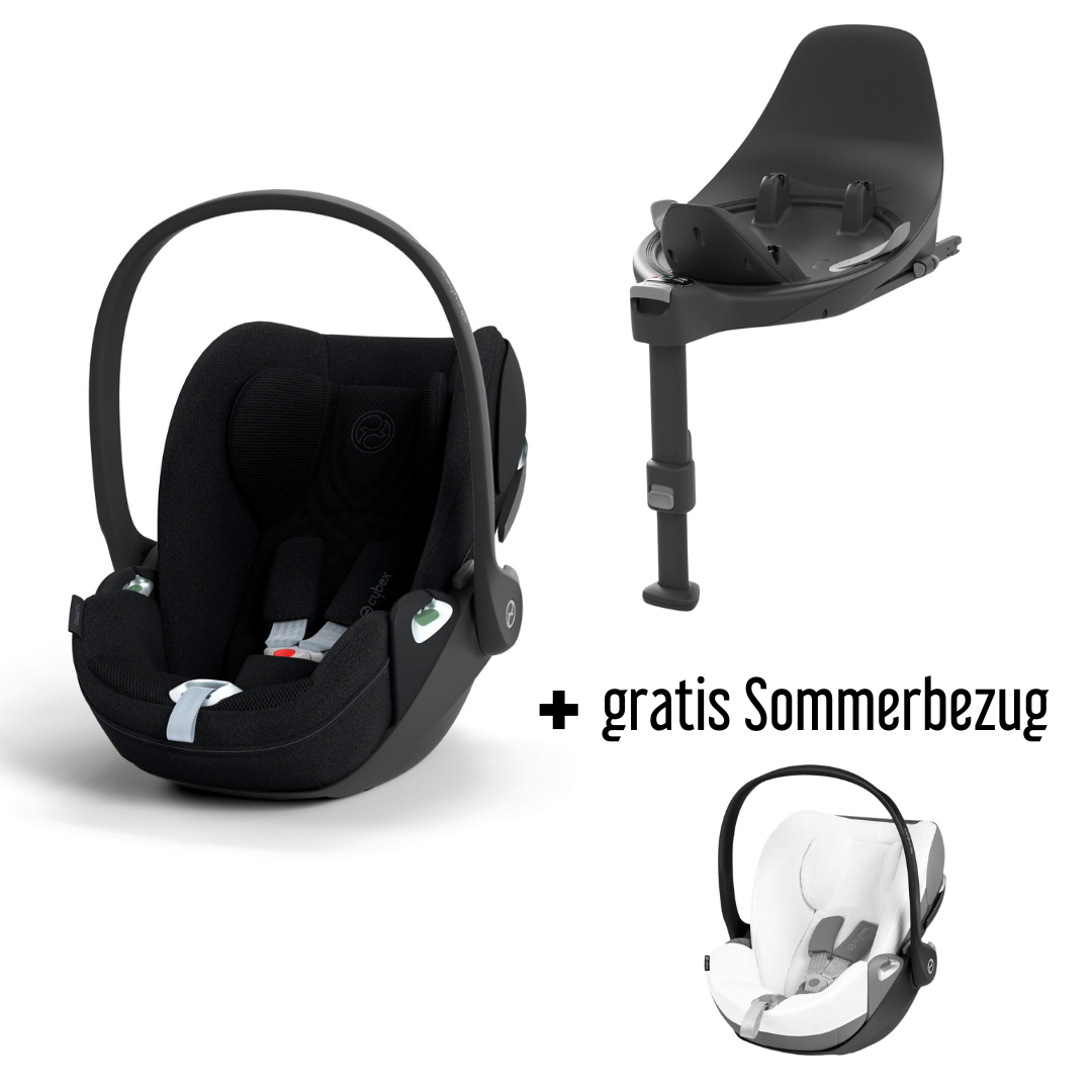 CYBEX Cloud T i-Size Plus Sepia black Babyschale inkl. Base T + gratis Sommerbezug  – CYBEX Cloud T i-Size Sepia black Plus Babyschale inkl. Base T gratis Sommerbezug bei babybrands.de kaufen ✓ sicher, einfach & bequem online bestellen ✓